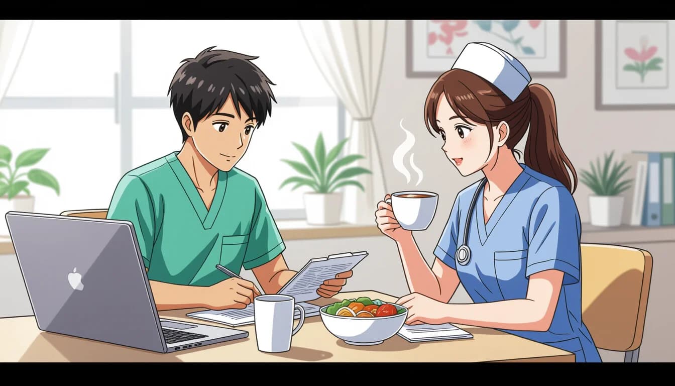 医療・介護業界のテレワーク現状 - illustration for 医療・介護職のテレワーク・在宅勤務の可能性