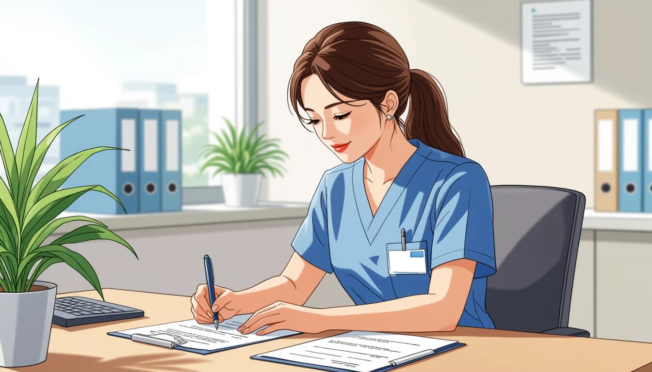 強みの見つけ方:自己分析の3ステップ - illustration for 医療・介護職の自己PRの書き方と強みの見つけ方