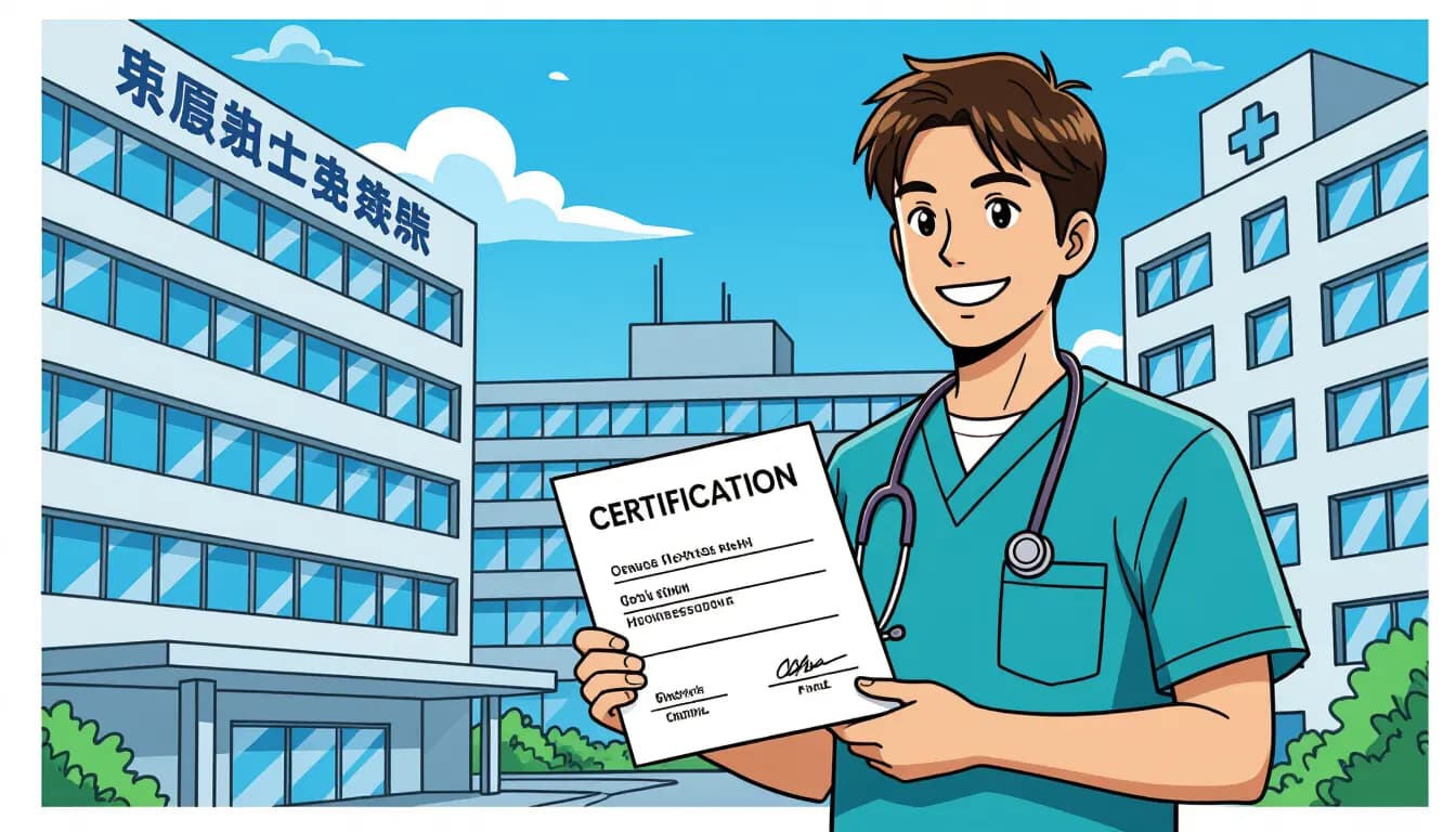 資格取得の費用と期間の目安 - illustration for 医療・介護・福祉の資格取得完全ガイド