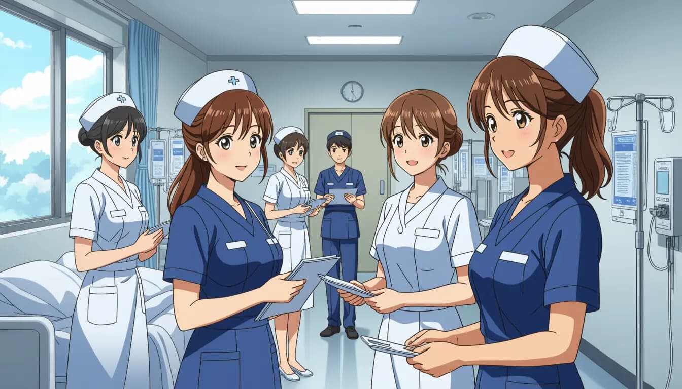 医療・介護・福祉職の平均年収比較 - illustration for 医療・介護・福祉職の給料・年収・待遇完全ガイド