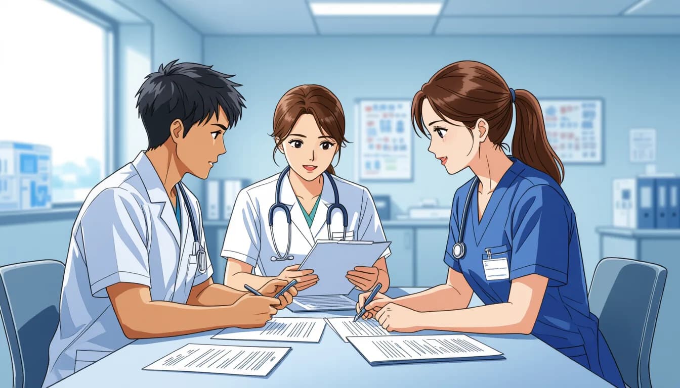 介護職への影響:2024年トリプル改定と処遇改善 - illustration for 医療・介護職の働き方改革の最新動向と影響