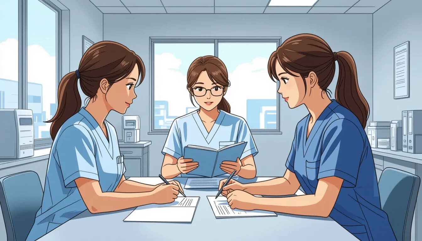 介護業界における働き方改革の取り組みと現状 - illustration for 医療・介護業界の働き方改革とワークライフバランス