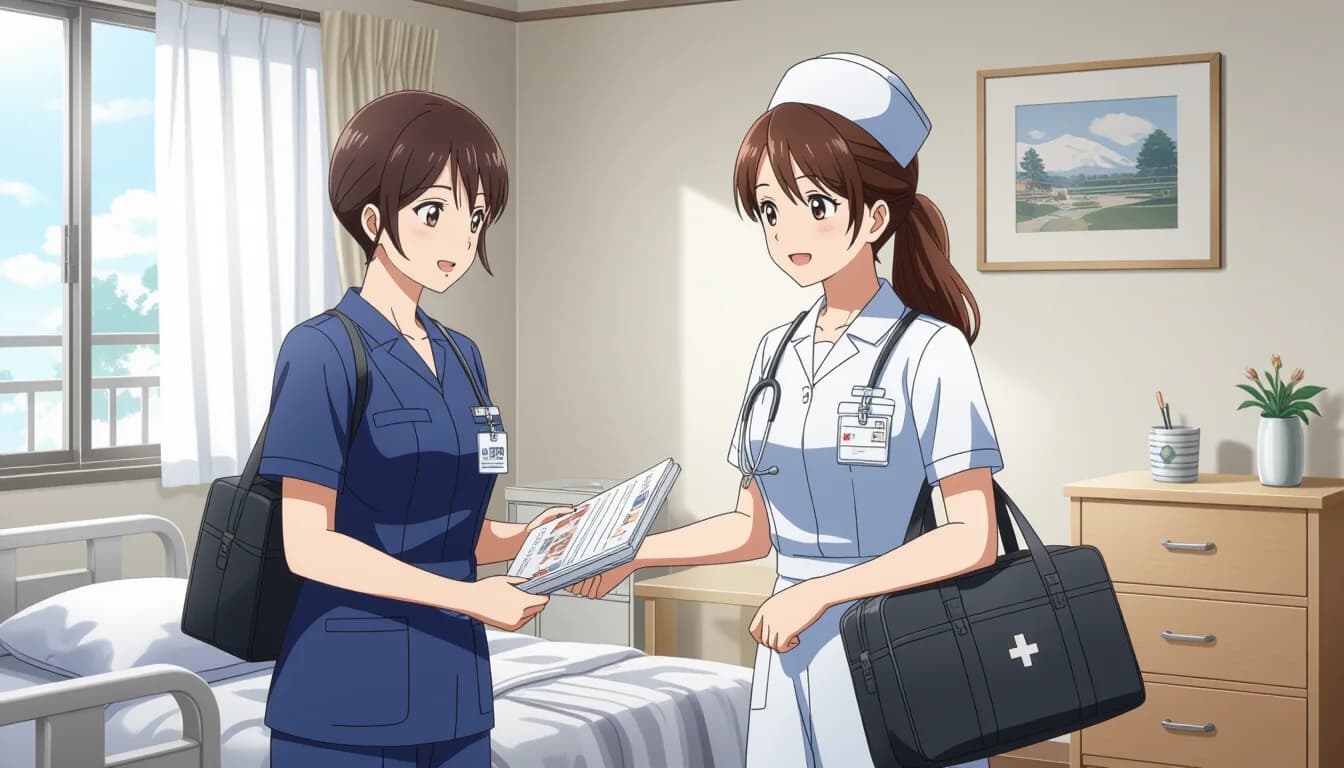 訪問看護師のやりがい・メリット - illustration for 訪問看護師への転職ガイド【仕事内容・給料・やりがい】