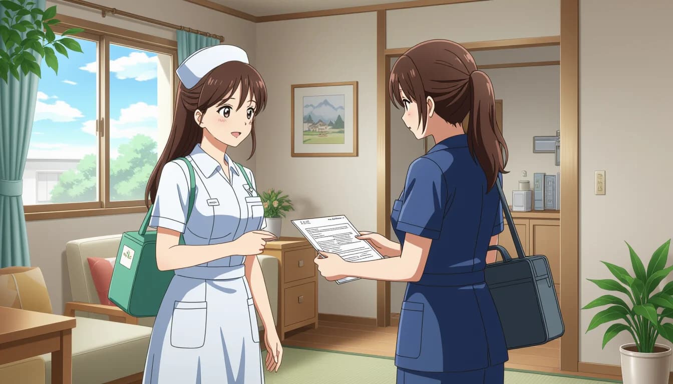 訪問看護師に必要なスキル・経験 - illustration for 訪問看護師への転職ガイド【仕事内容・給料・やりがい】