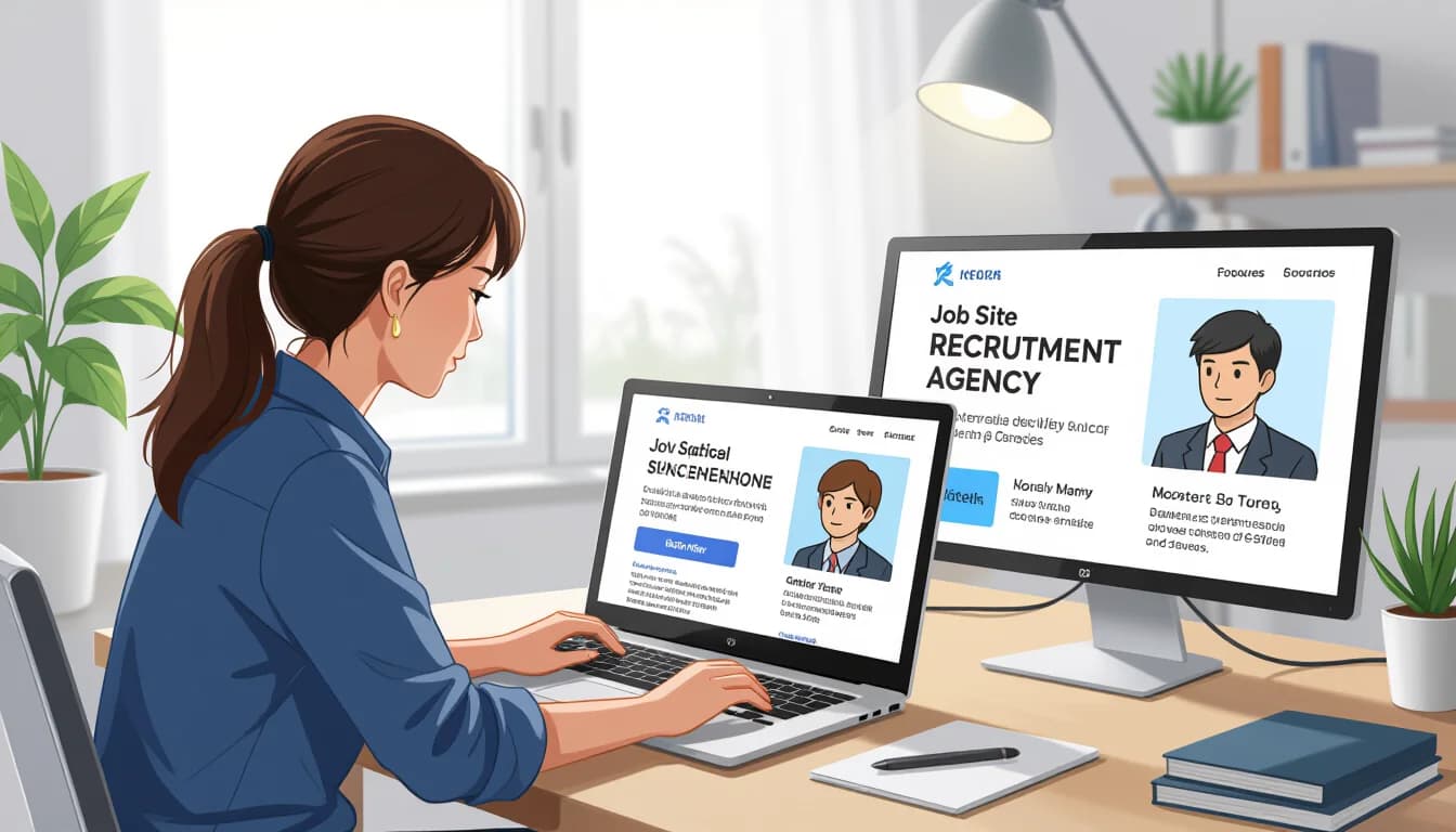 転職サイトのメリット・デメリット - illustration for 転職サイトとエージェントの違いと使い分け方