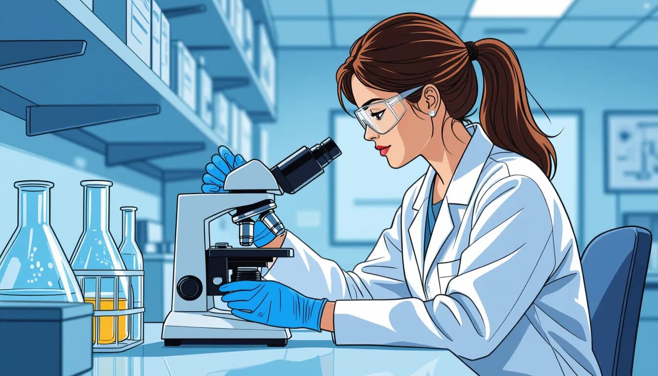 年収アップを実現する5つの方法 - illustration for 臨床検査技師の年収・給料相場と年収アップの方法