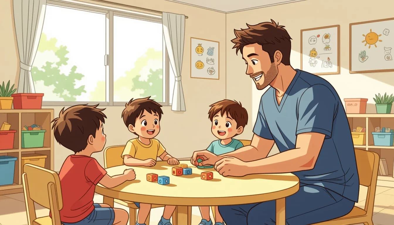 男性保育士の活躍の場とおすすめ転職先 - illustration for 男性保育士の転職事情と需要・活躍の場