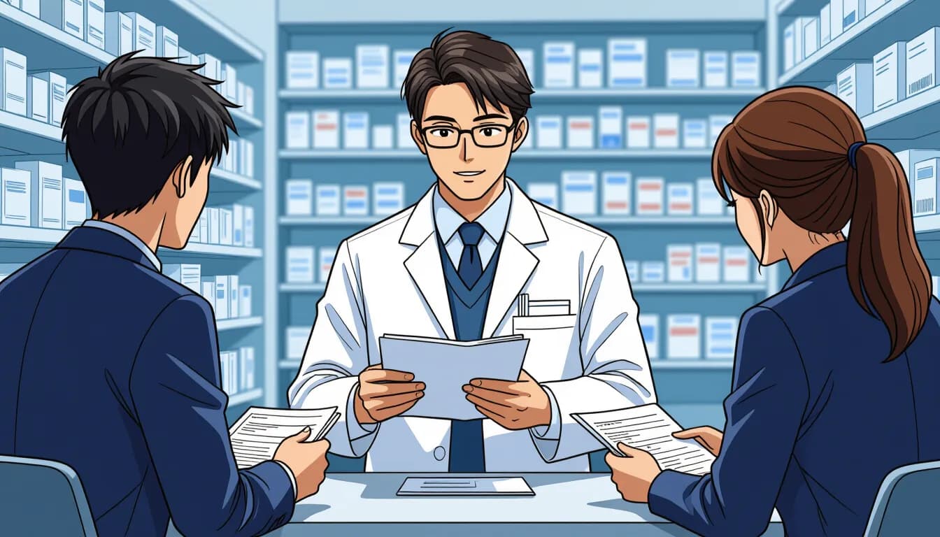 管理薬剤師の年収相場|一般薬剤師との比較 - illustration for 管理薬剤師への転職・昇進ガイドと年収