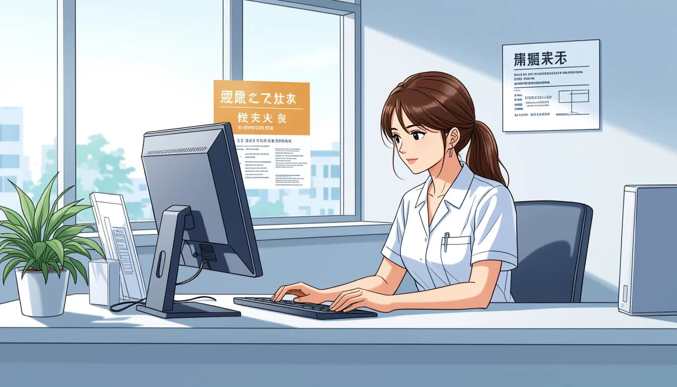 医療事務が転職を考える主な理由TOP5 - illustration for 医療事務の転職理由と有利な転職時期