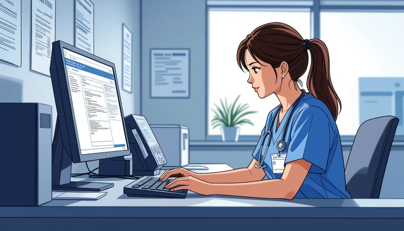 医療事務転職に有利な時期 - illustration for 医療事務の転職理由と有利な転職時期