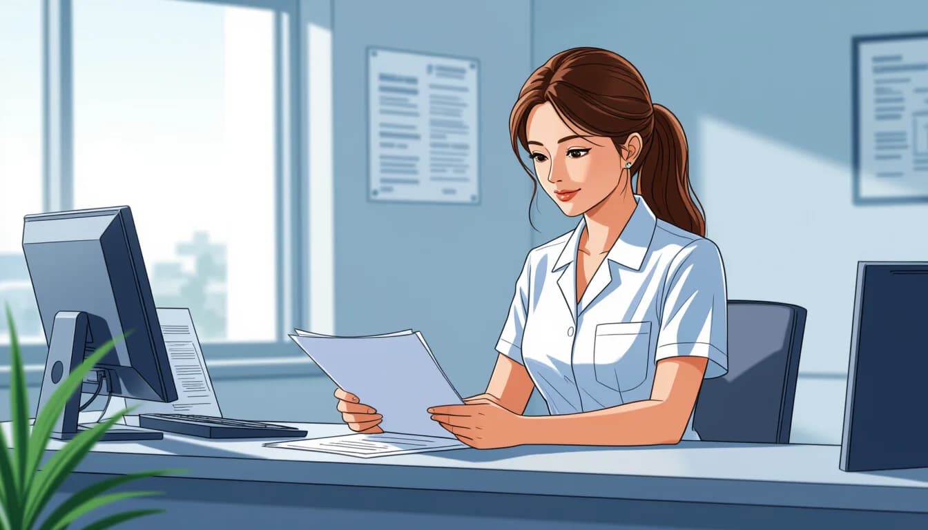 医療事務転職でよくある失敗と対策 - illustration for 医療事務の転職完全ガイド