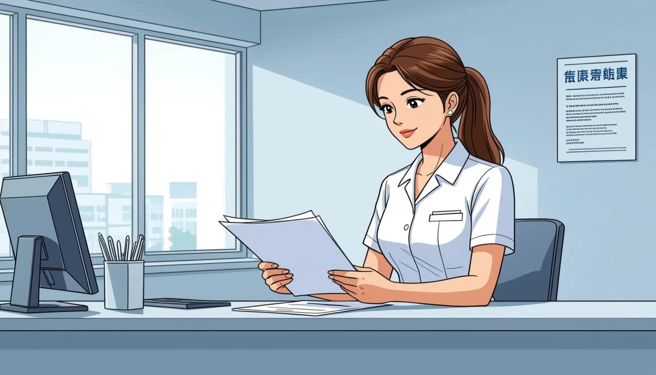 雇用形態別の給与比較 - illustration for 医療事務の年収・給料相場と収入アップの方法