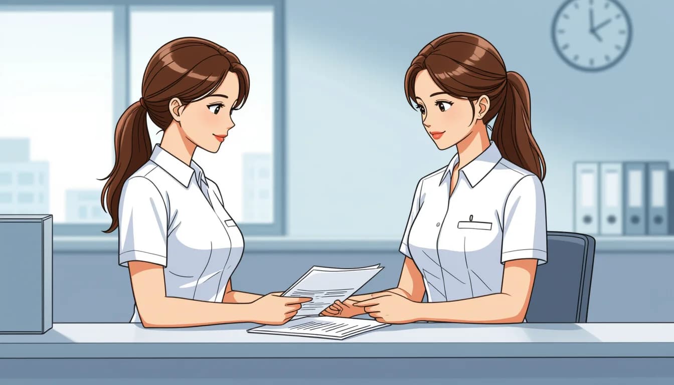 医療事務の収入アップを実現する5つの方法 - illustration for 医療事務の年収・給料相場と収入アップの方法