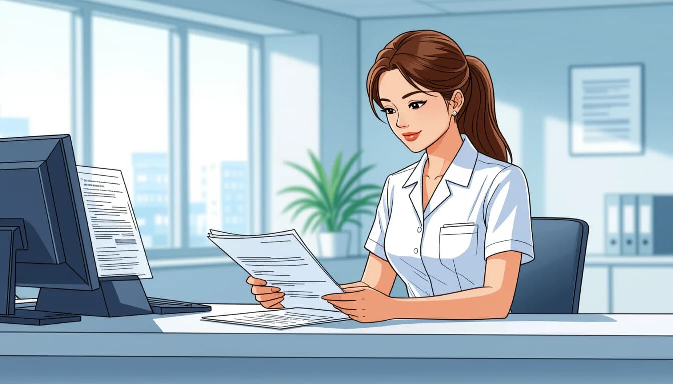 医療事務の給与に関するよくある疑問 - illustration for 医療事務の年収・給料相場と収入アップの方法