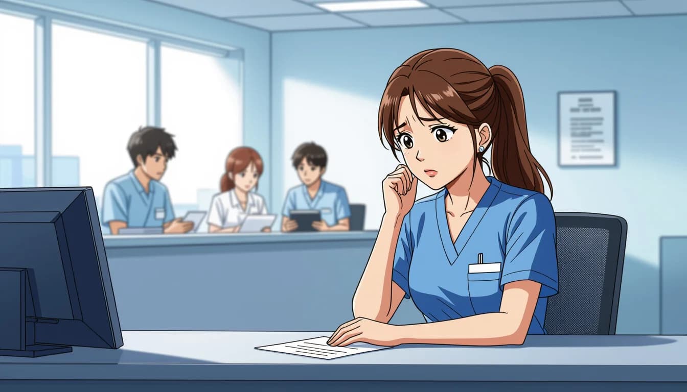 医療事務の人間関係でストレスを感じる主な原因 - illustration for 医療事務の人間関係とストレス対処法