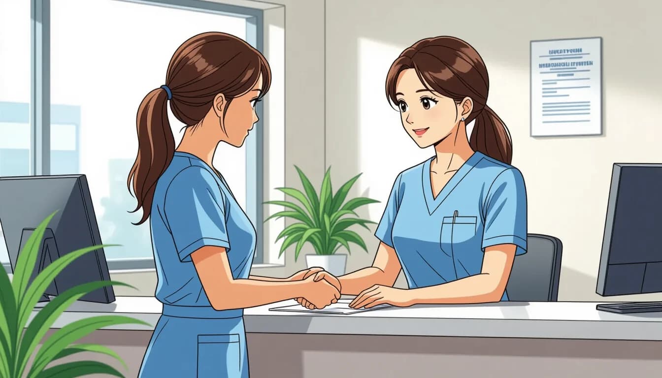 未経験から医療事務に転職するための3つのステップ - illustration for 未経験から医療事務に転職する方法と必要な準備