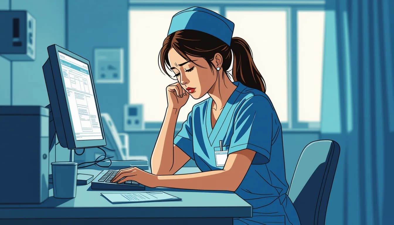 夜勤が健康に与えるリスク - illustration for 看護師・介護職の夜勤の負担軽減と健康管理