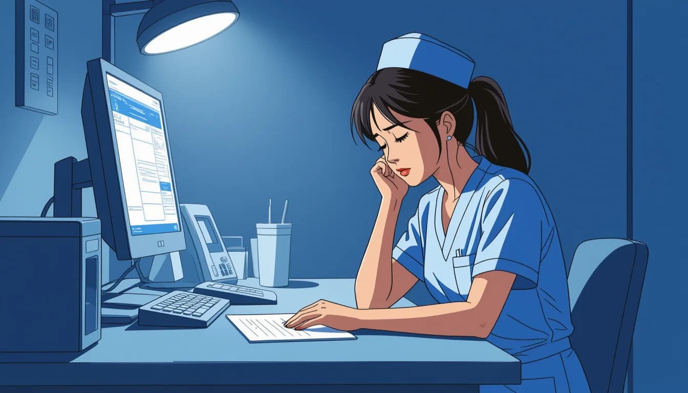 夜勤の負担を軽減するための実践的対策 - illustration for 看護師・介護職の夜勤の負担軽減と健康管理