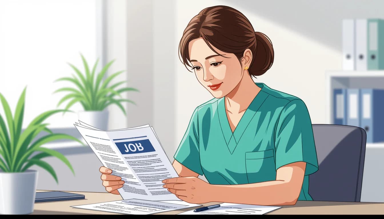 40代・50代看護師の転職市場の現状 - illustration for 40代・50代看護師の転職戦略と成功のコツ