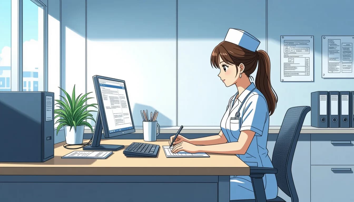 企業看護師への転職を成功させる5つのポイント - illustration for 看護師から一般企業への転職【企業看護師・産業保健師】