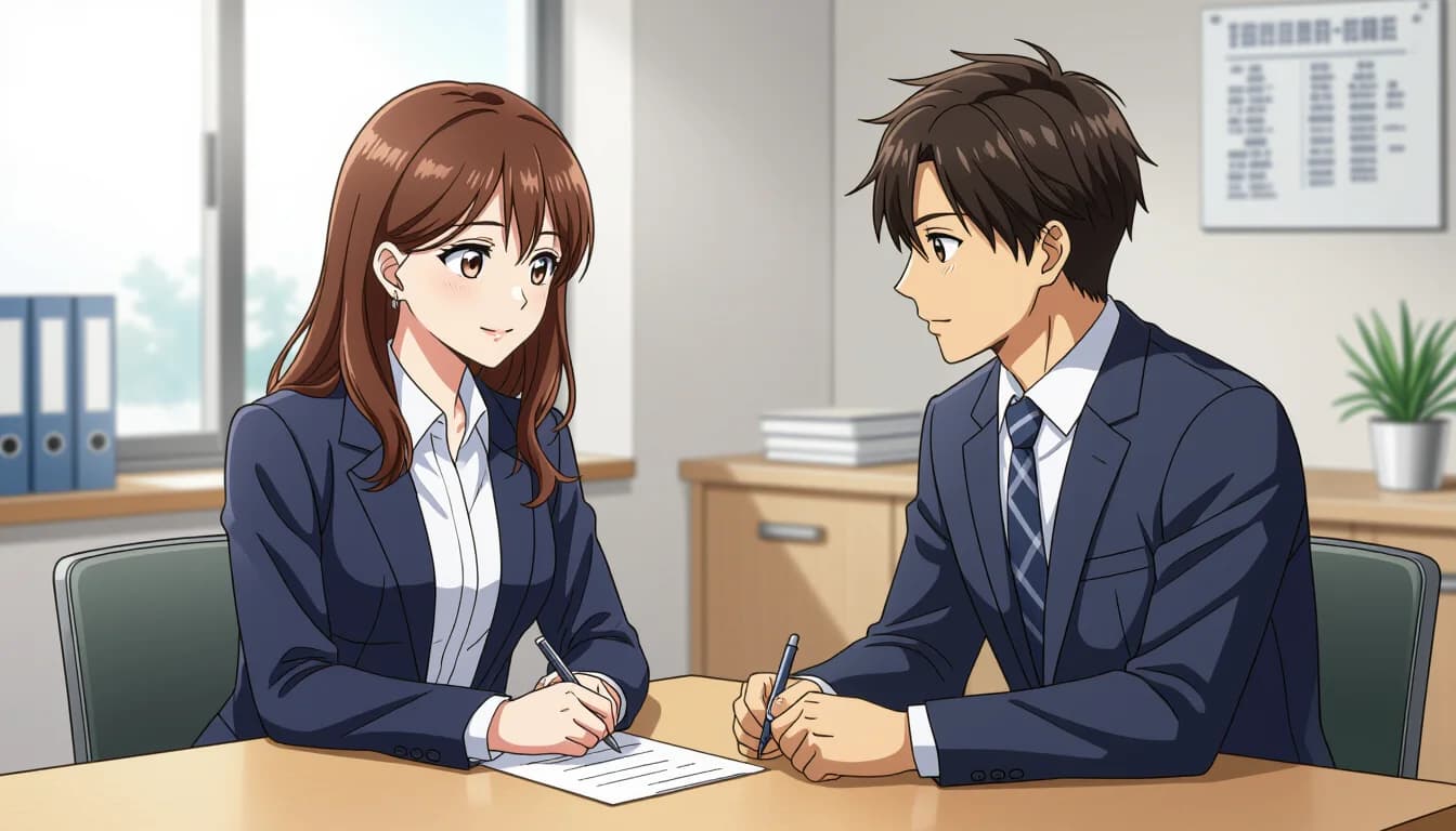 逆質問のポイントと例文 - illustration for 作業療法士の面接対策【よくある質問と回答例】