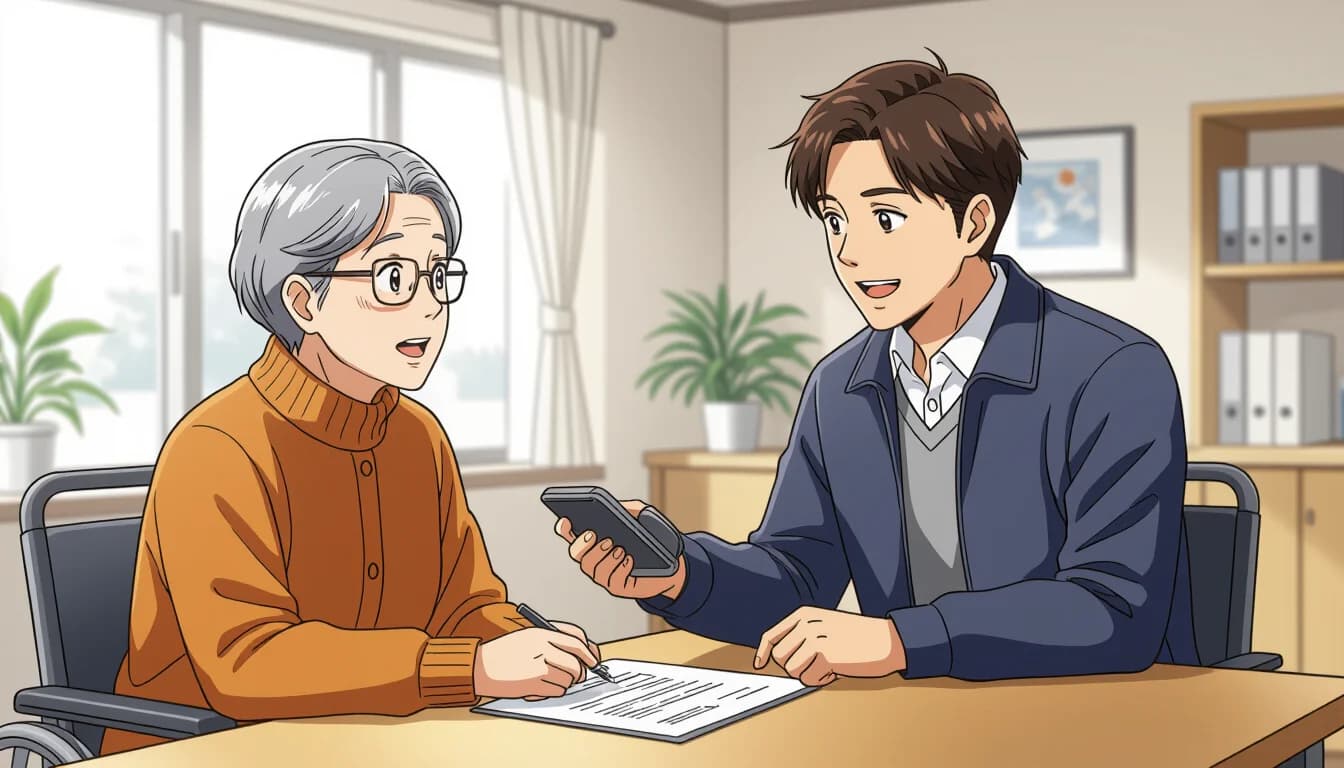 転職の流れとスケジュール - illustration for 異業種から福祉用具専門相談員への転職