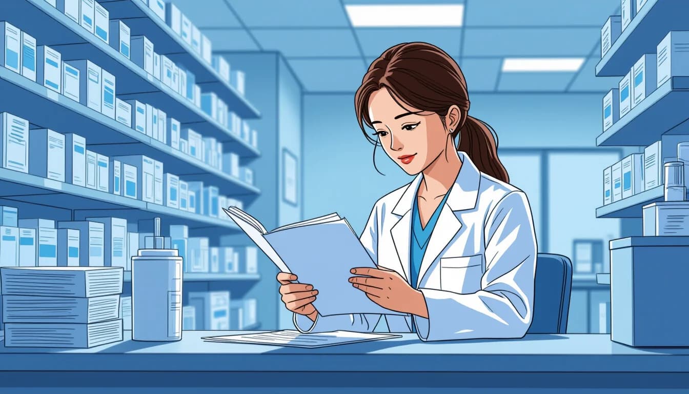 専門薬剤師資格取得による年収アップ効果 - illustration for 薬剤師のキャリアアップと専門薬剤師資格