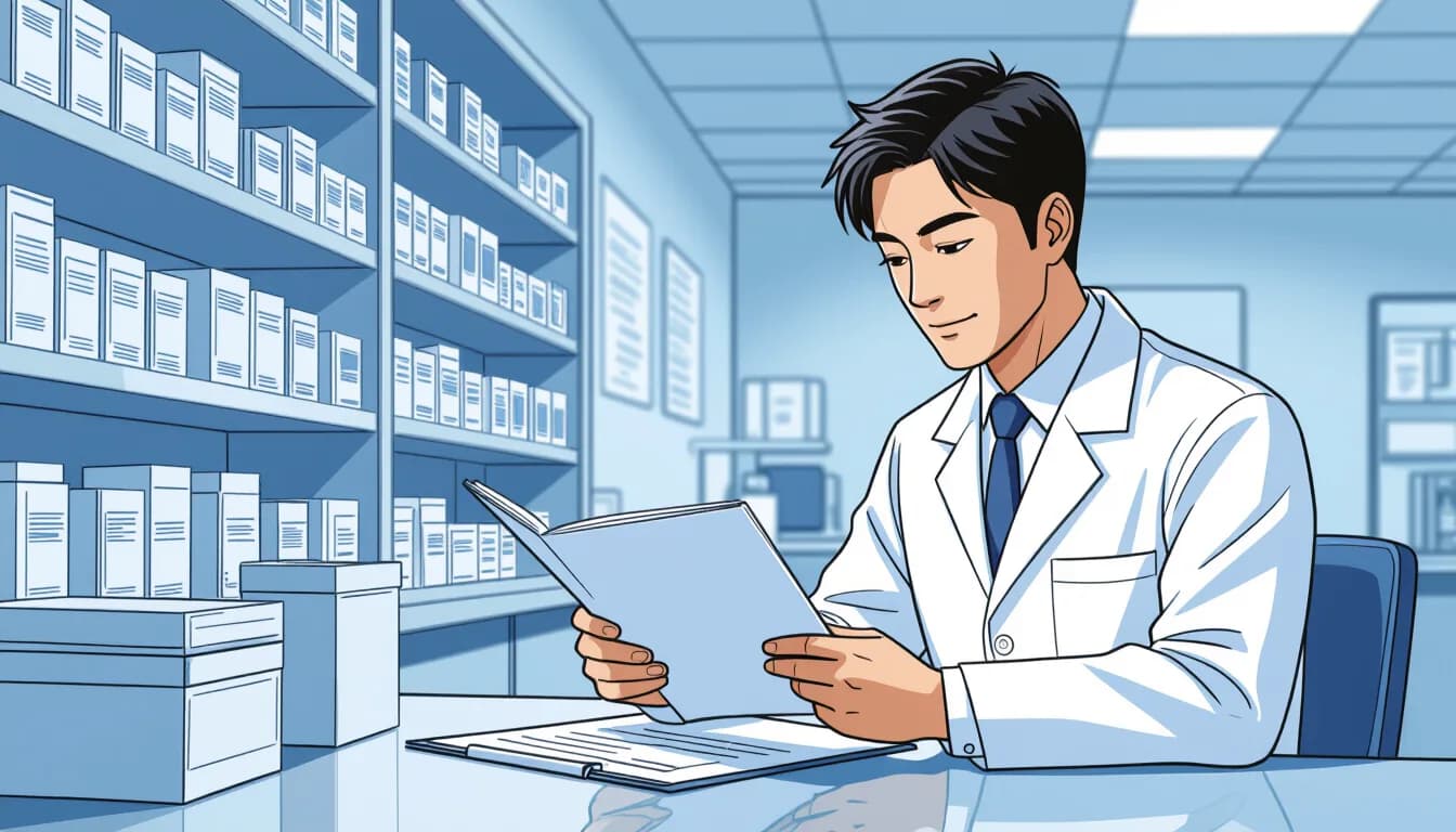 専門薬剤師資格取得のための効率的な学習法 - illustration for 薬剤師のキャリアアップと専門薬剤師資格