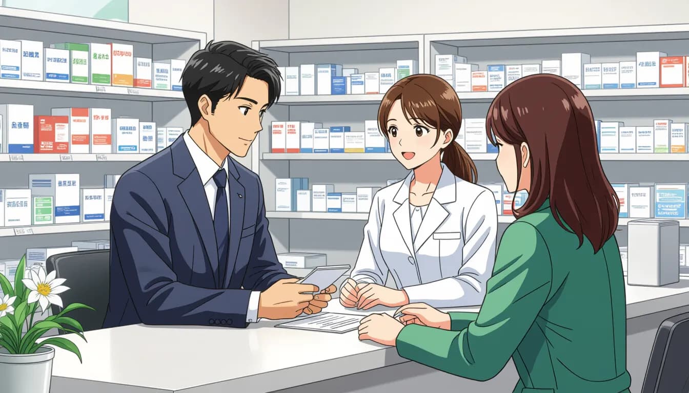 職場別・薬剤師の志望動機例文集 - illustration for 薬剤師の面接対策と志望動機【例文集】