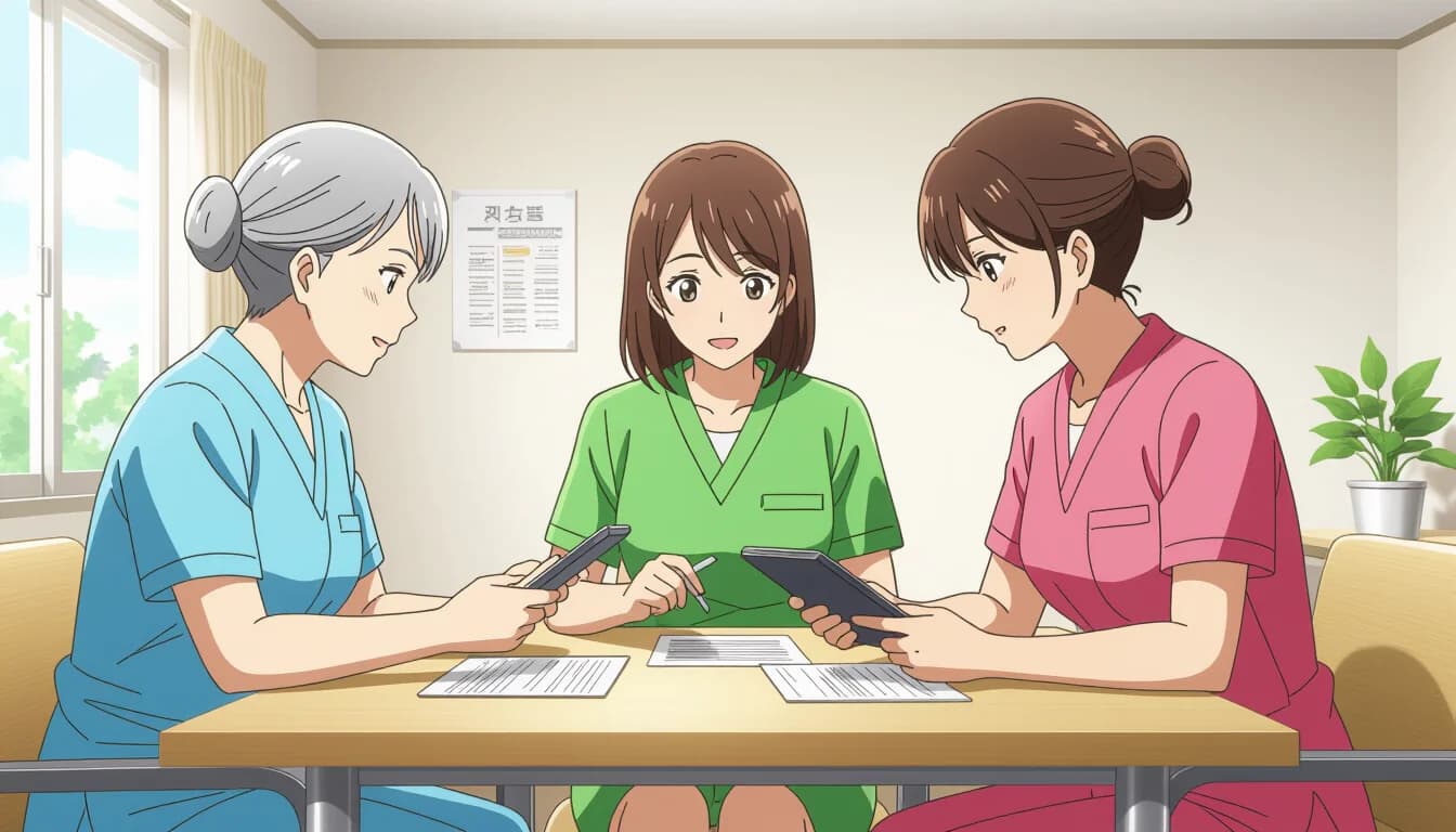 現場への具体的な影響:メリットと課題 - illustration for 科学的介護(LIFE)の推進と現場への影響