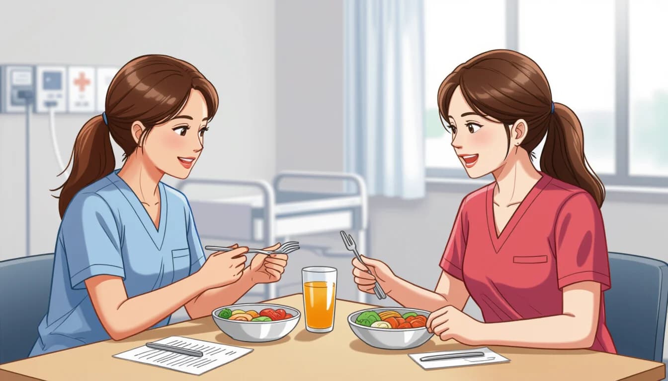 言語聴覚士の転職先②:介護施設(老健・特養・グループホーム) - illustration for 言語聴覚士の転職先おすすめ【病院・施設・在宅】