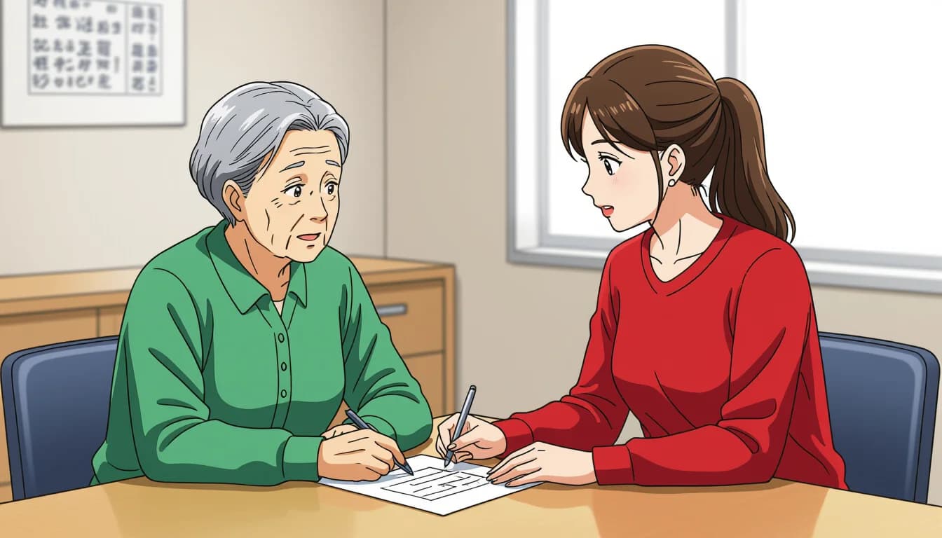 認知症リハビリ分野のキャリアパスと勤務先 - illustration for 言語聴覚士の認知症リハビリ分野のキャリア