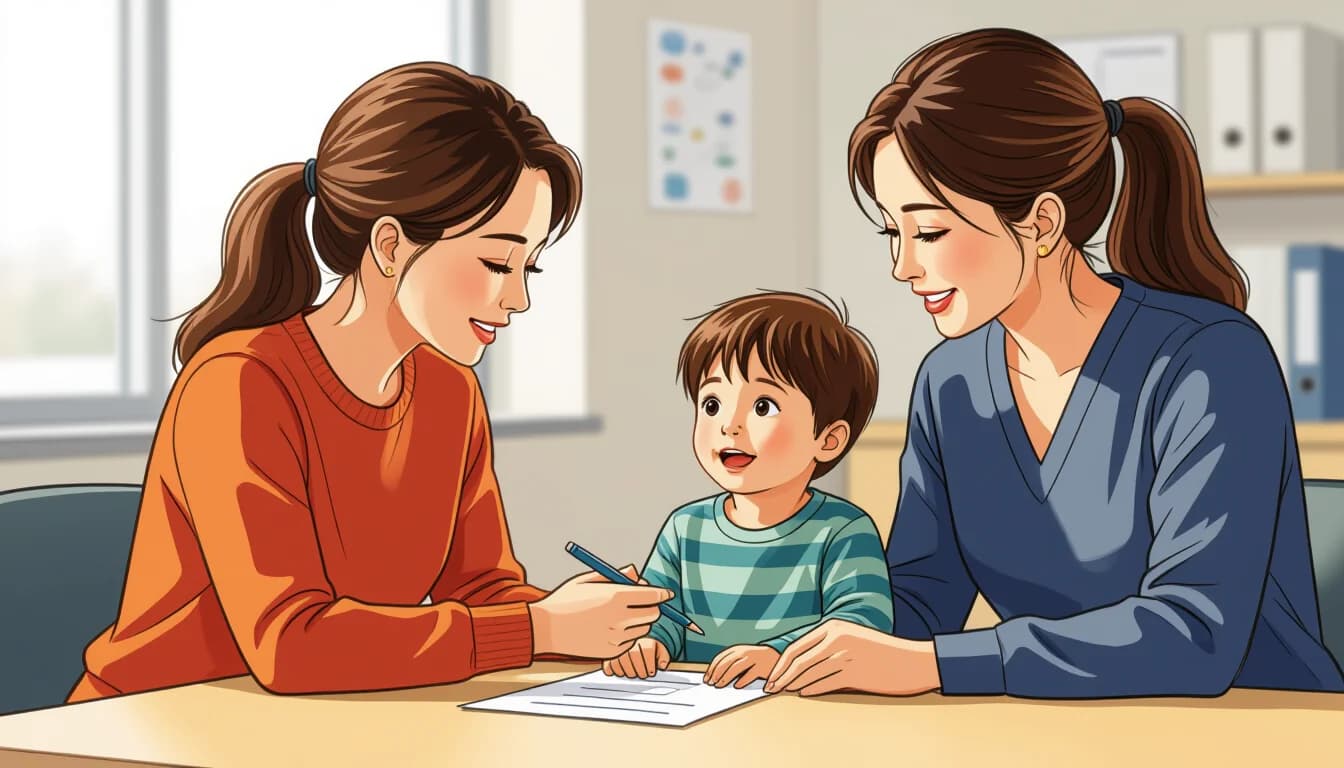 小児分野への転職を成功させる5つのポイント - illustration for 言語聴覚士の小児分野への転職ガイド