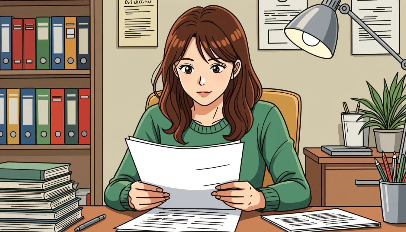 職務経歴書の書き方|言語聴覚士向け完全ガイド - illustration for 言語聴覚士の履歴書・職務経歴書の書き方