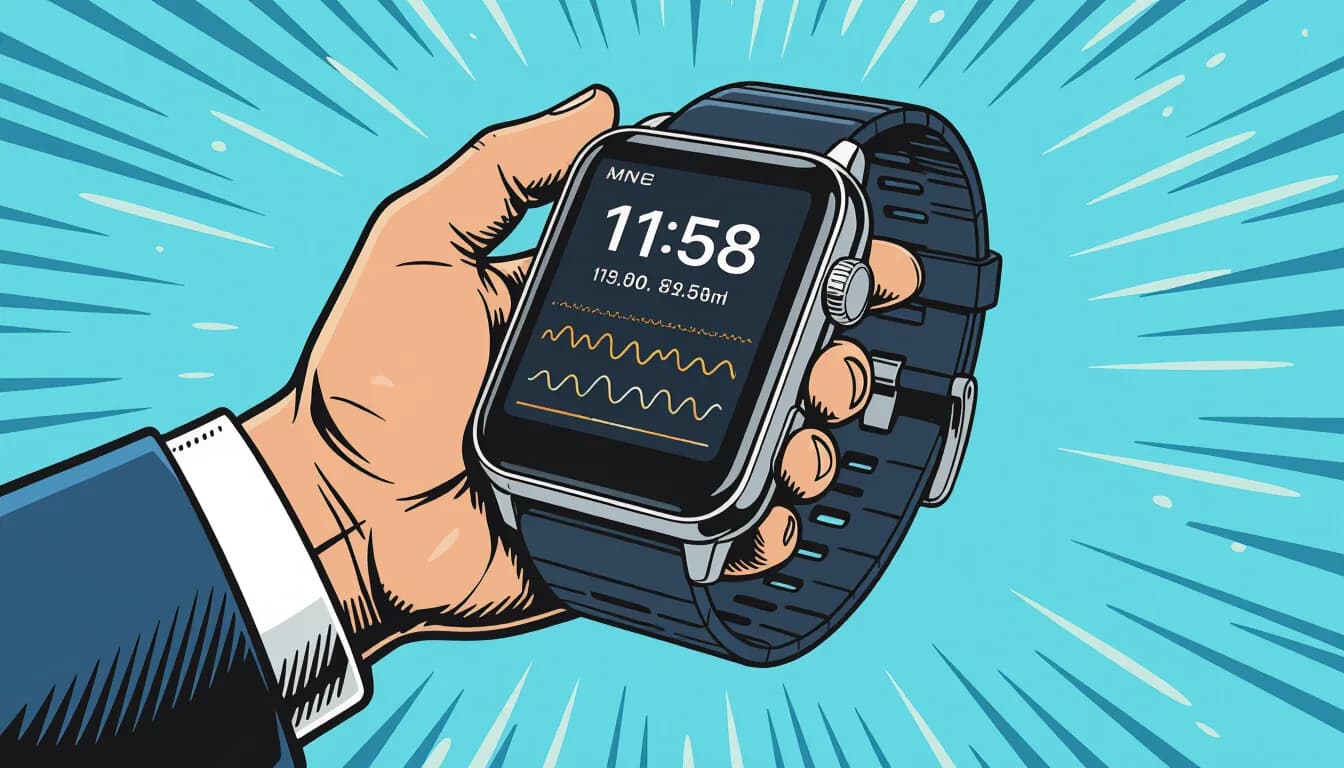 ウェアラブルヘルスケア市場の成長と求められるスキル - illustration for ウェアラブルデバイスと健康管理の新しいキャリア